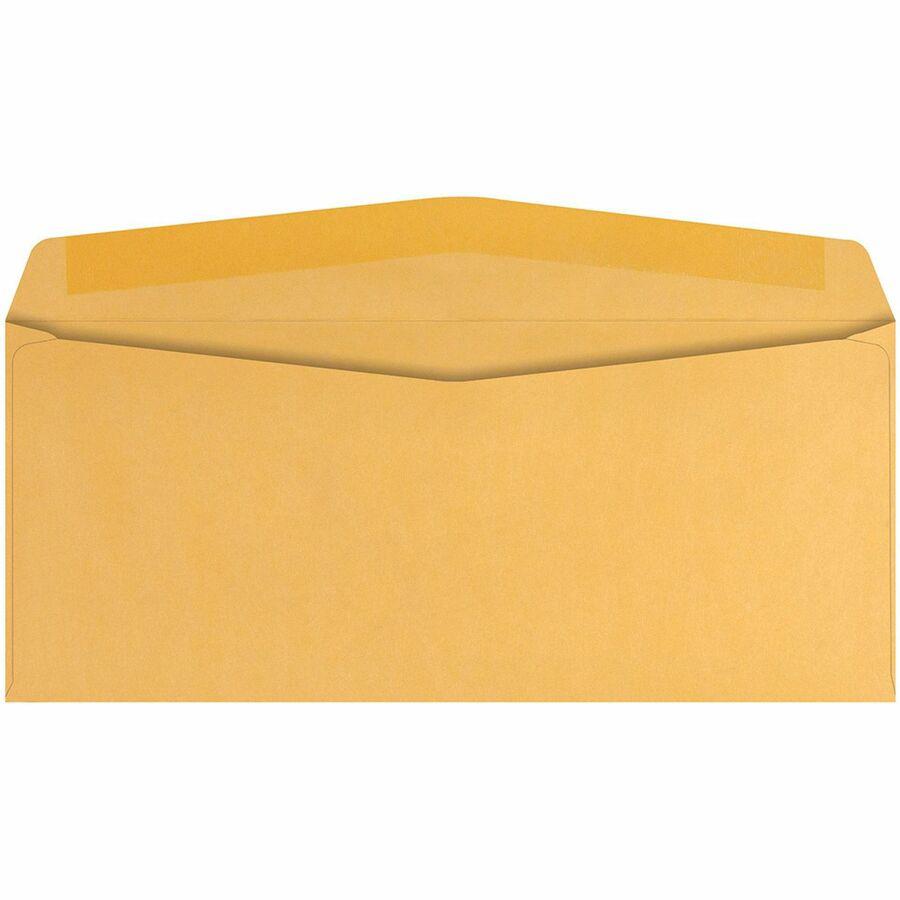 Quality Park No. 12 Envelopes - Business - #12 - 4 3/4" Width x 11" Length - 28 lb - Adhesive - Kraft - 500 / Box - Kraft. Picture 5