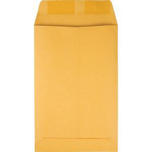 Quality Park Kraft Catalog Envelopes - Catalog - #1 - 6" Width x 9" Length - 28 lb - Gummed - Kraft - 100 / Box - Kraft. Picture 2