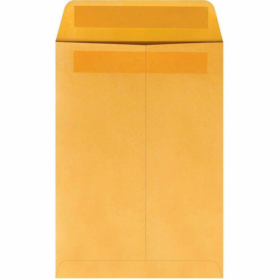 Quality Park Redi-Seal Kraft Catalog Envelopes - Catalog - #6 - 7 1/2" Width x 10 1/2" Length - 28 lb - Self-sealing - Kraft - 250 / Box - Kraft. Picture 3