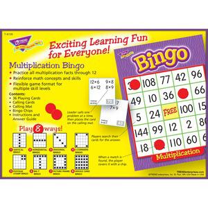 Trend Multiplication Bingo Learning Game - Theme/Subject: Learning - Skill Learning: Mathematics - 8-13 Year. Picture 2