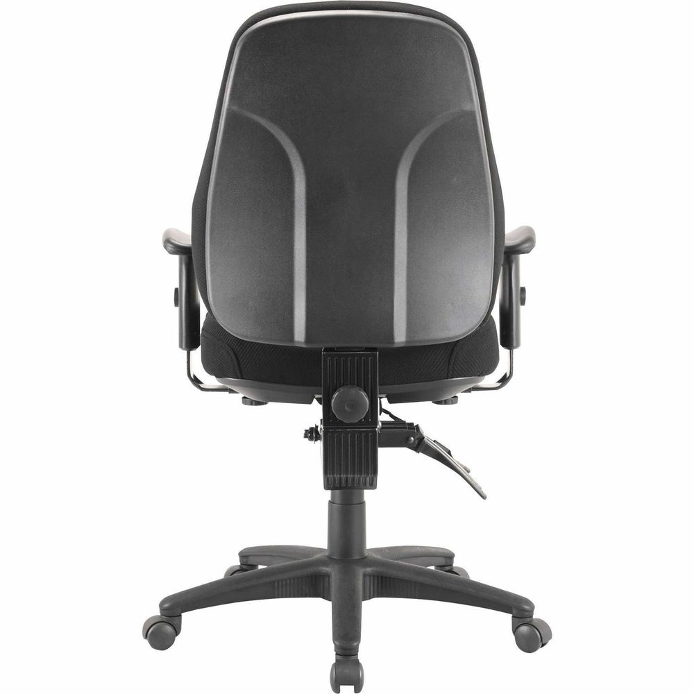 Lorell Bailey High-Back Multi-Task Chair - Black Acrylic Seat - Black Frame - 1 Each. Picture 4