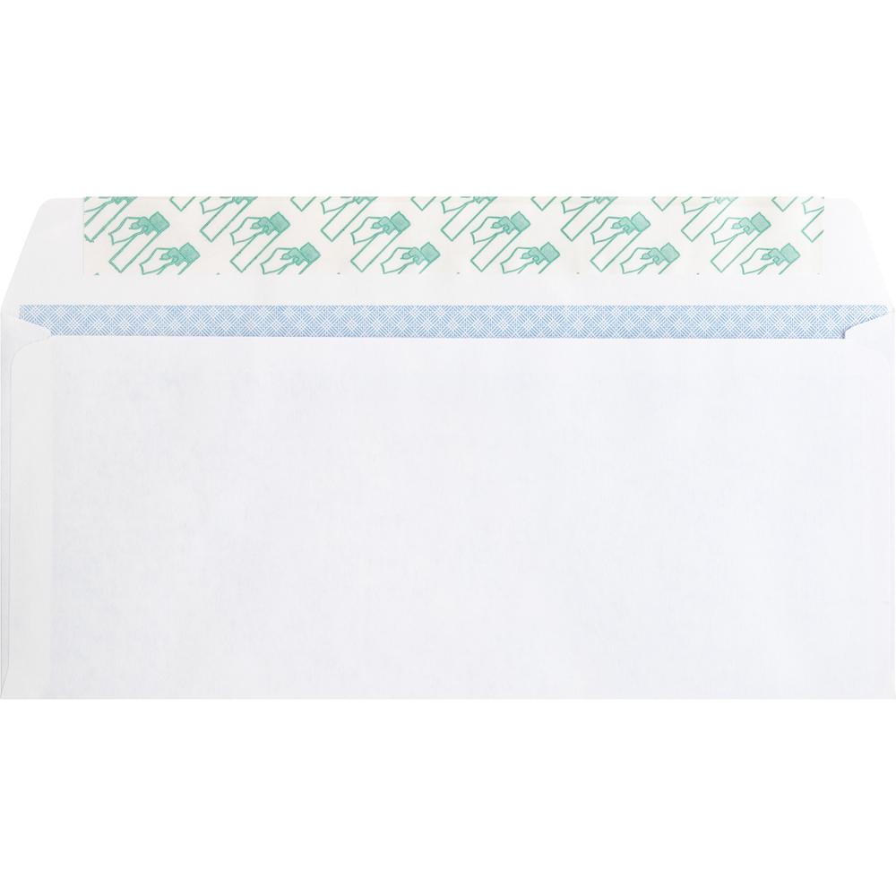 Business Source Regular Tint Peel/Seal Envelopes - Business - #10 - 9 1/2" Width x 4 1/8" Length - 24 lb - Peel & Seal - Wove - 500 / Box - White. Picture 3