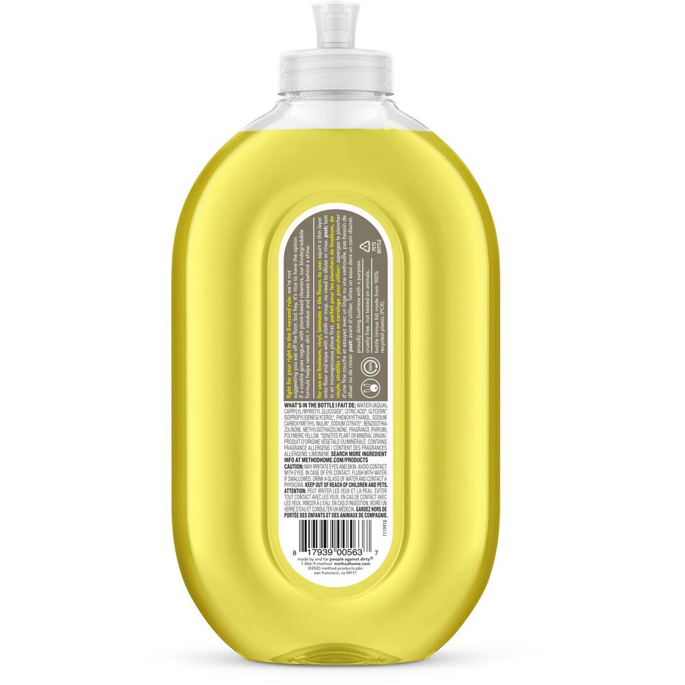 Method Squirt + Mop Hard Floor Cleaner - Spray - 25 fl oz (0.8 quart) - Lemon Ginger Scent - 1 Each - Lemon. Picture 4