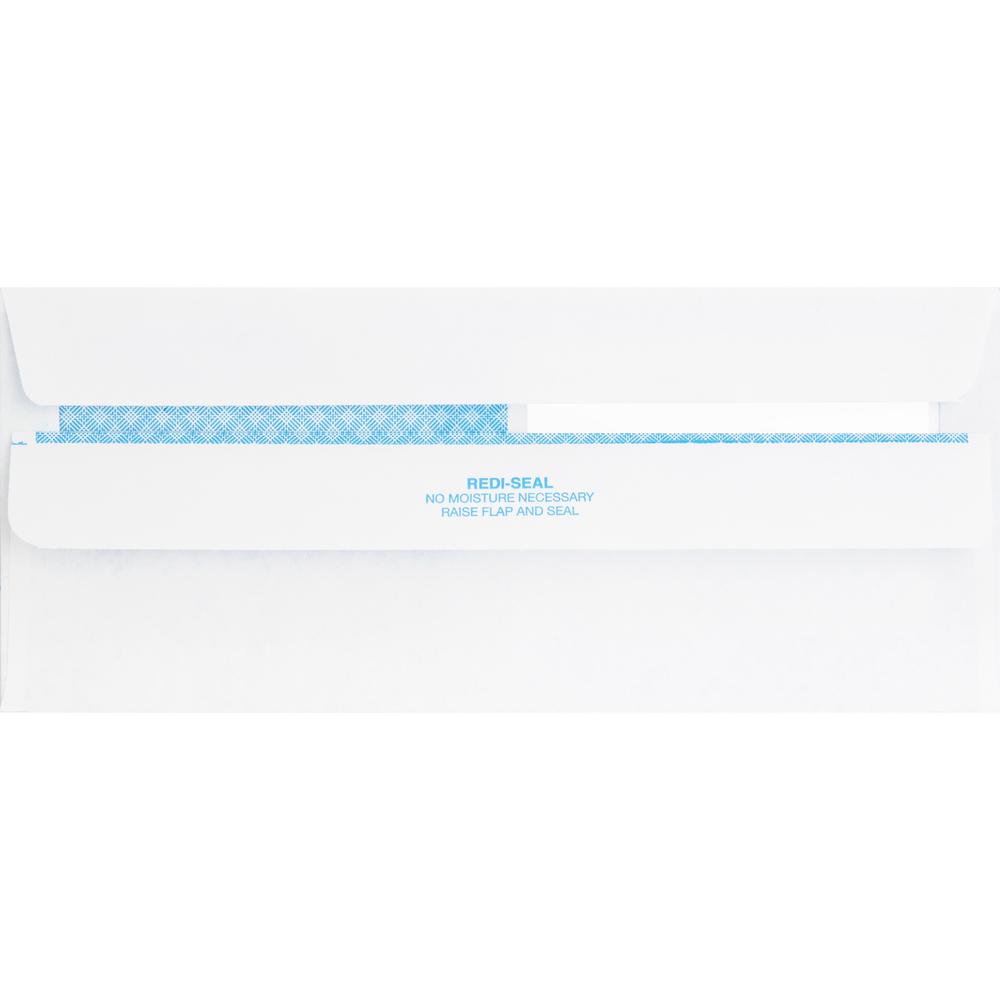 Business Source Double Window No. 8-5/8 Check Envelopes - Double Window - #8 5/8 - 8 5/8" Width x 3 5/8" Length - 24 lb - Self-sealing - 500 / Box - White. Picture 2