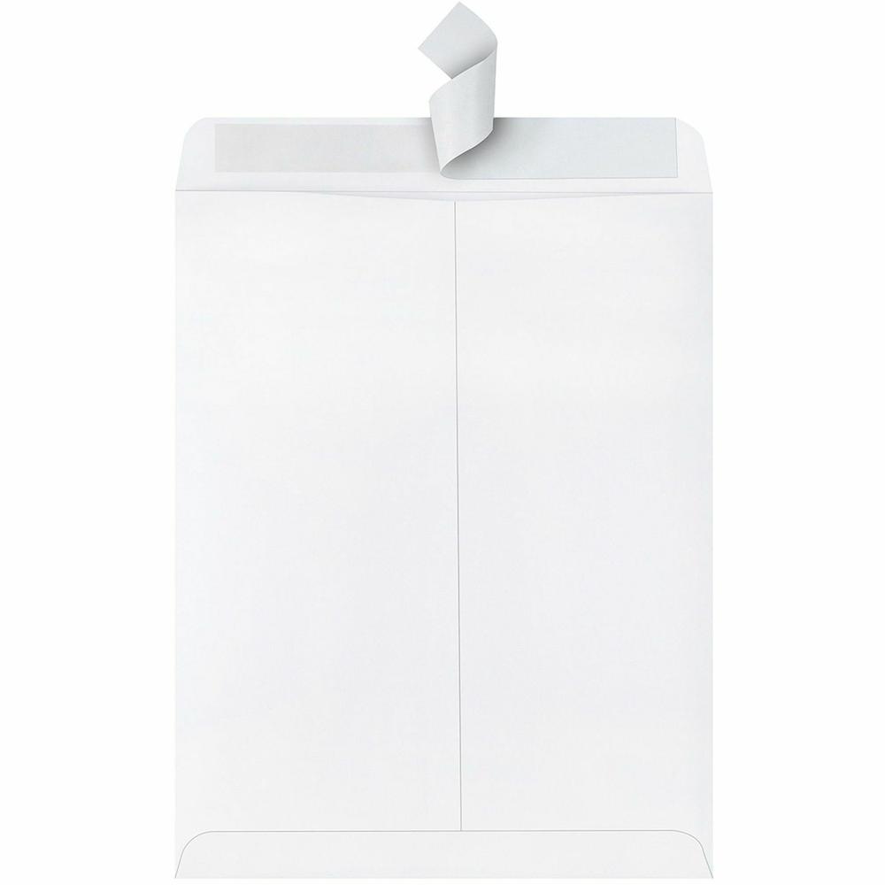 Quality Park 11-1/2 x 14-1/2 Catalog Envelopes with Self-Seal Closure - Catalog - 11 1/2" Width x 14 1/2" Length - 28 lb - Peel & Seal - Wove - 100 / Box - White. Picture 4