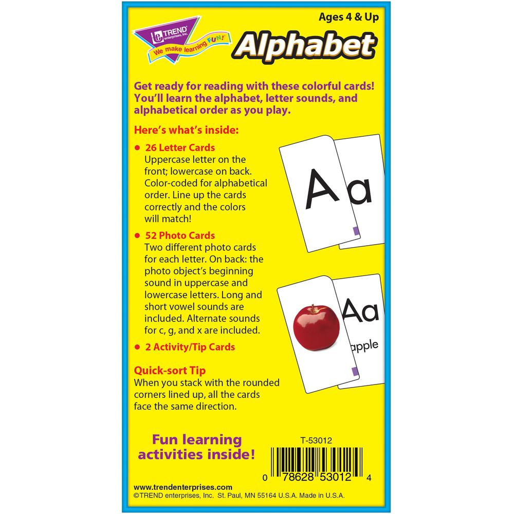Trend Alphabet Flash Cards - Educational - 1 Each. Picture 2