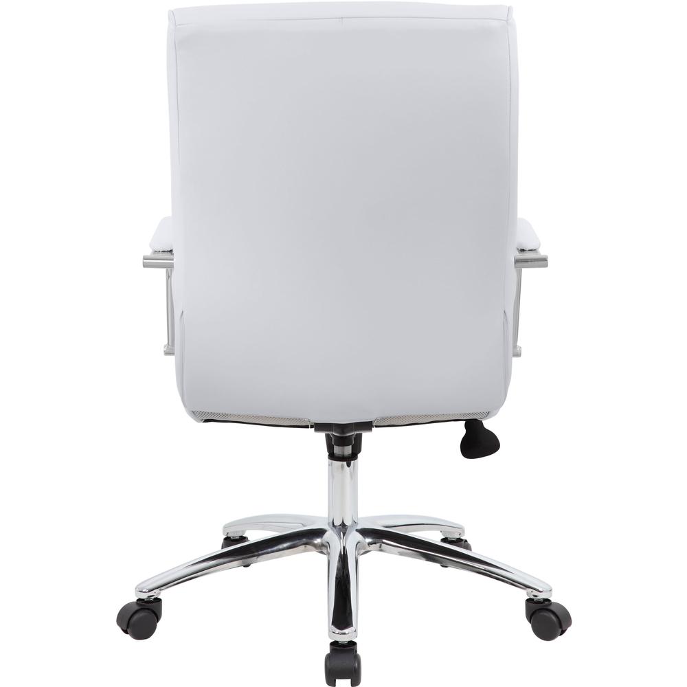 Boss Conf Chair, White - White - 1 Each. Picture 7