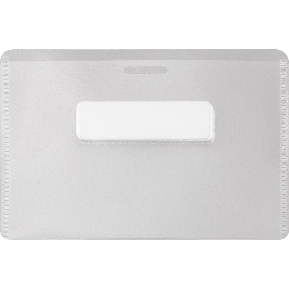 Advantus DIY Magnetic Name Badge Kit - Horizontal - 3.8" x 2.5" x - Plastic - 20 / Pack - White, Clear. Picture 2