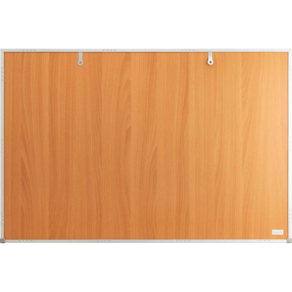 Lorell Aluminum Frame Dry-erase Board - 36" (3 ft) Width x 24" (2 ft) Height - White Melamine Surface - White Aluminum Frame - Rectangle - 1 Each. Picture 4