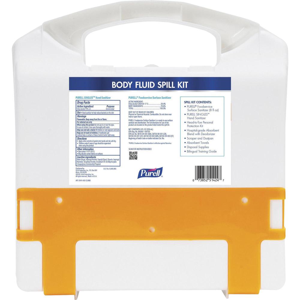 PURELL&reg; Body Fluid Spill Kit - White, Clear - 1 Kit. Picture 2