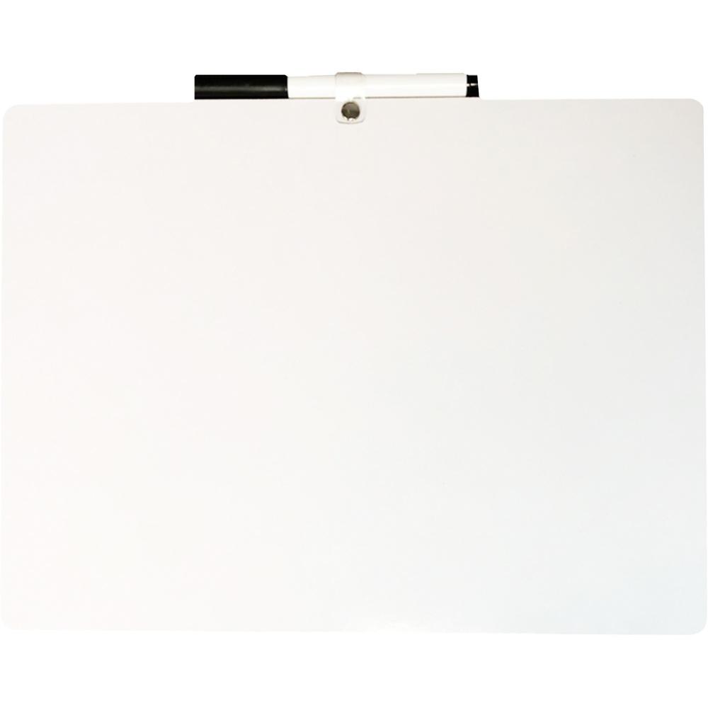 Flipside 2-sided Dry Erase Board Sets - 12" (1 ft) Width x 9" (0.8 ft) Height - White Hardboard Surface - Rectangle - Desktop, Lap - 12 / Pack. Picture 3