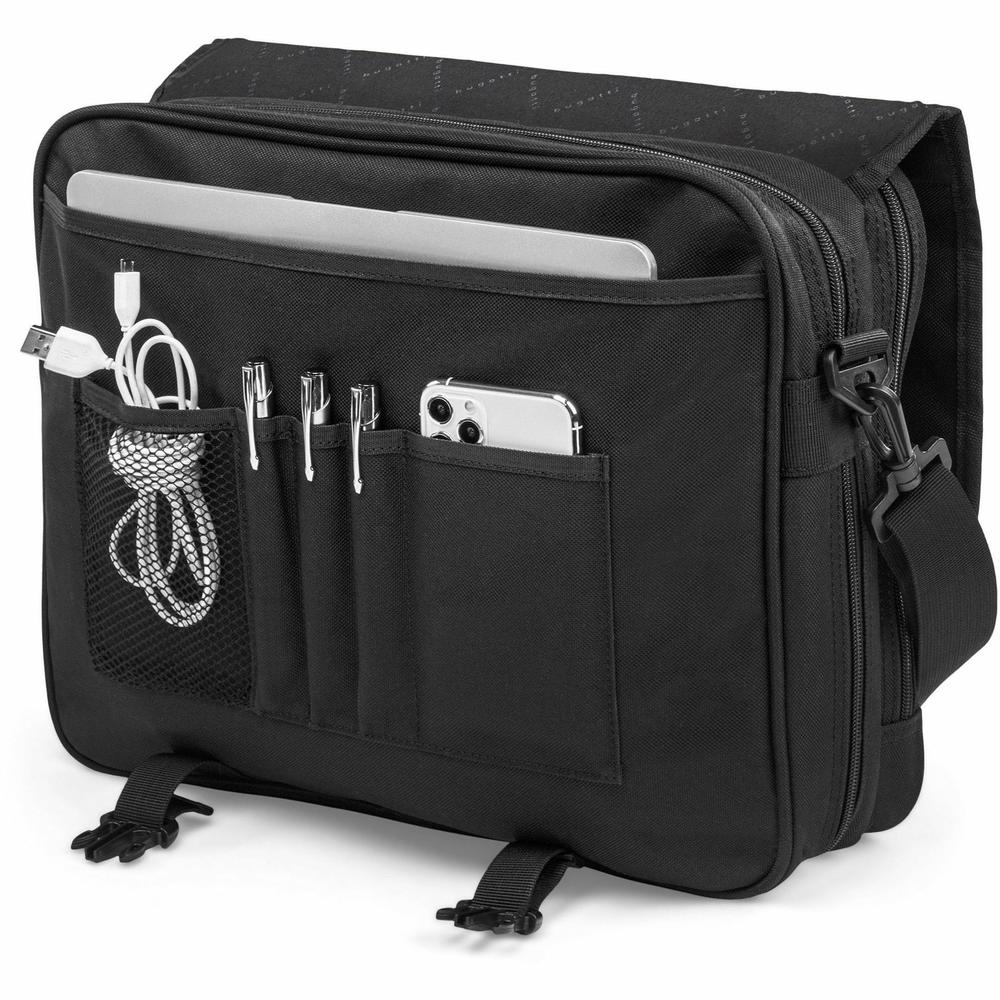 bugatti THE ASSOCIATE Carrying Case (Briefcase) for 15.6" Notebook - Black - Polyester Body - 12" Height x 15" Width x 5" Depth - 1 Each. Picture 5