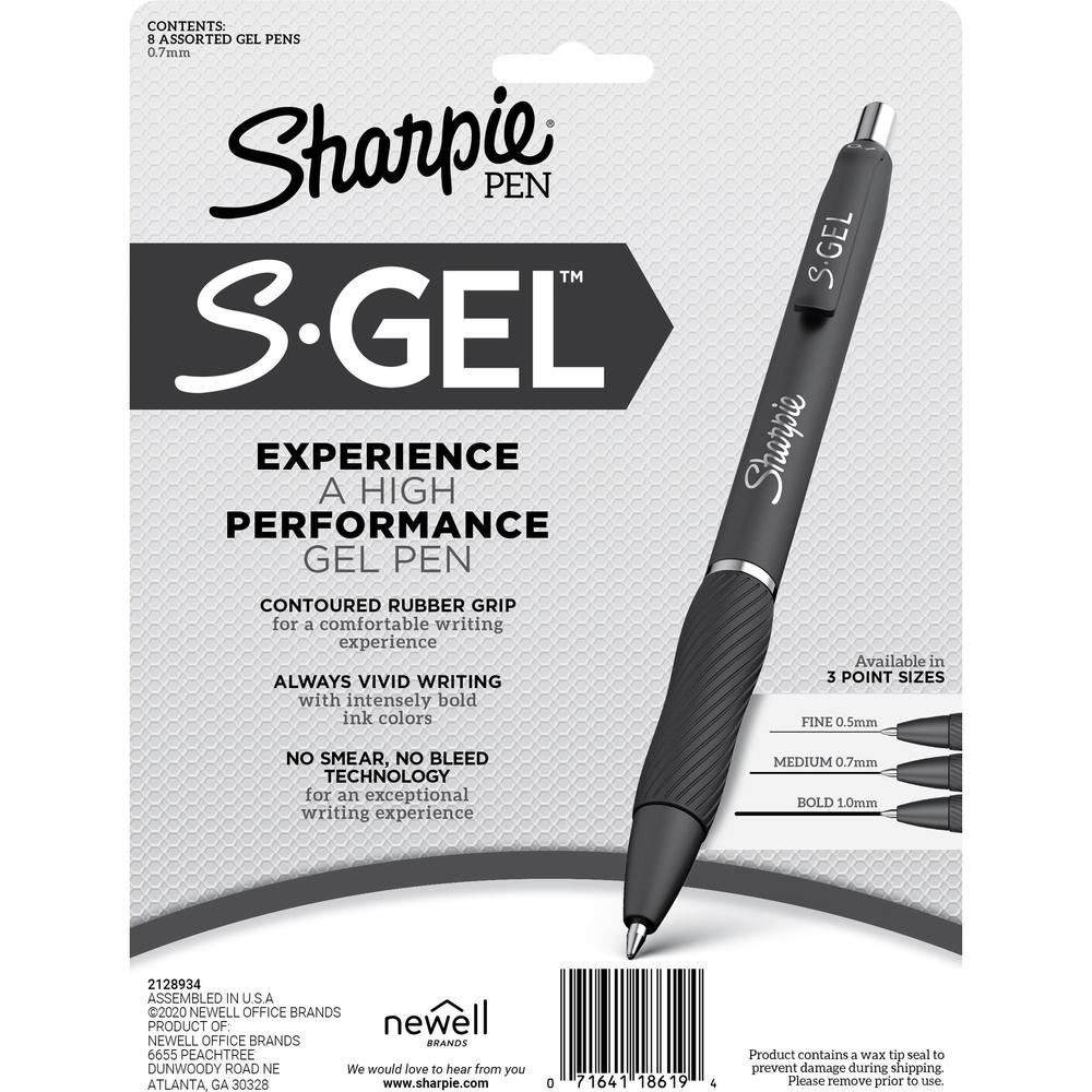Sharpie S-Gel Pens - 0.7 mm Pen Point Size - Assorted Gel-based Ink - 1 Pack. Picture 4
