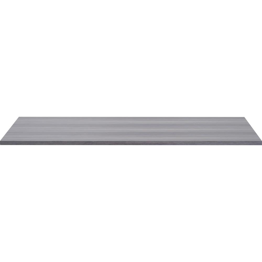 Lorell Revelance Conference Rectangular Tabletop - 59.9" x 47.3" x 1" x 1" - Material: Laminate - Finish: Weathered Charcoal. Picture 9