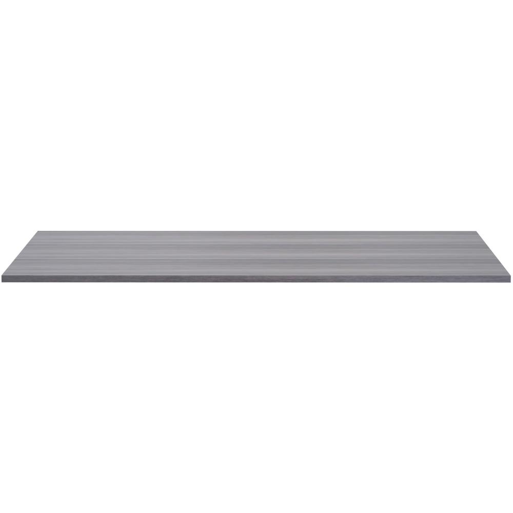 Lorell Revelance Conference Rectangular Tabletop - 71.6" x 47.3" x 1" x 1" - Material: Laminate - Finish: Weathered Charcoal. Picture 6