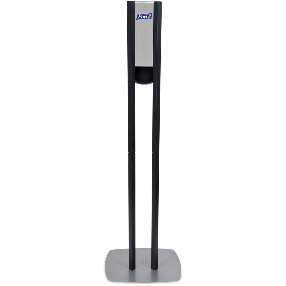 PURELL&reg; ES6 Dispenser Floor Stand - Freestanding - ABS Plastic - Gray. Picture 2