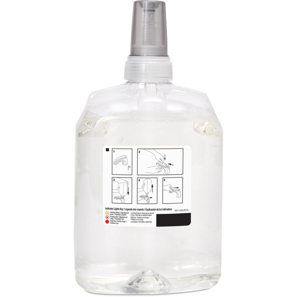PURELL&reg; CXR Refill Fragrance Free Foam Soap - 67.6 fl oz (2 L) - Bacteria Remover - Hand - Non-clog, Preservative-free, Paraben-free, Fragrance-free, Dye-free, Phthalate-free - 1 Each. Picture 4