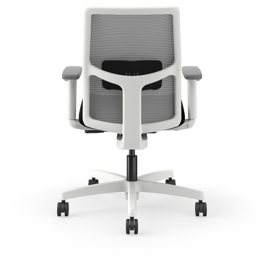 HON Ignition Low-back Task Chair - Black Seat - Fog Mesh Back - Designer White Frame - Low Back - 1 Each. Picture 11