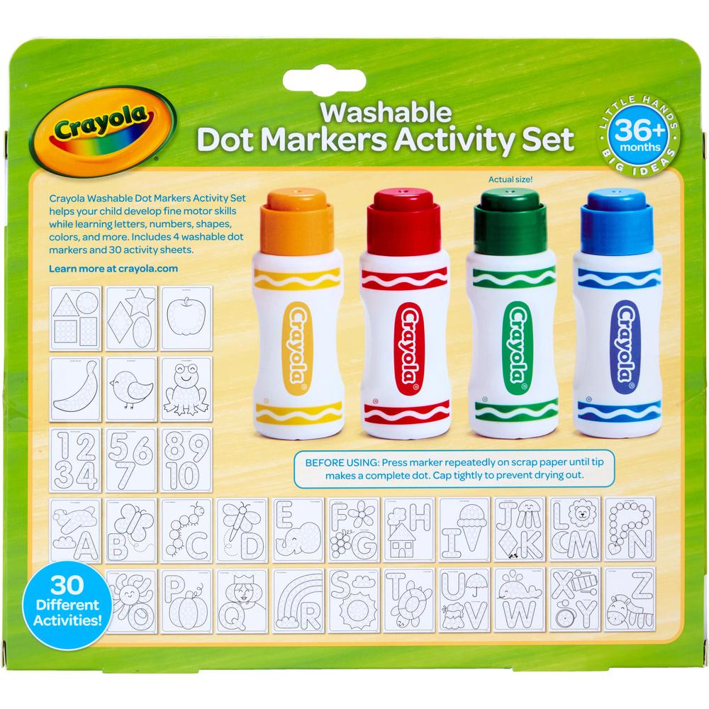 Crayola Washable Dot Marker Activity Set - Multi - 1 Kit. Picture 9