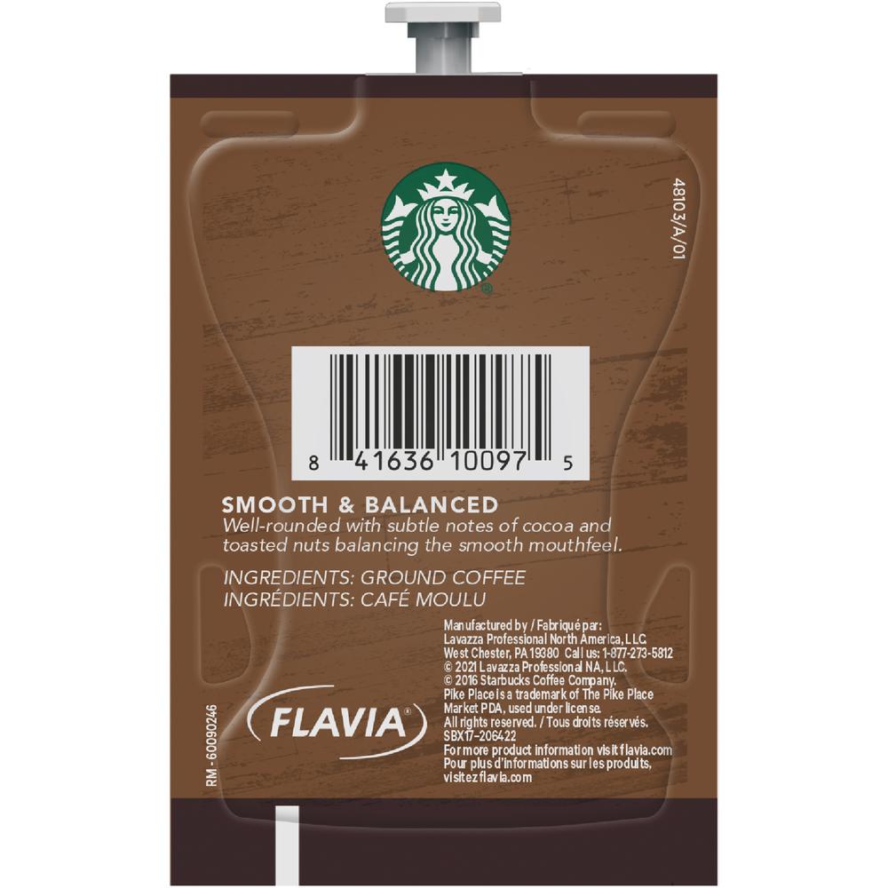Starbucks Freshpack Pike Place Roast Coffee - Compatible with Flavia Aroma, Flavia Barista, FLAVIA Creation 600, Flavia Creation 500, Flavia Creation 200, Flavia Creation 150, Flavia Creation 300 - Me. Picture 3