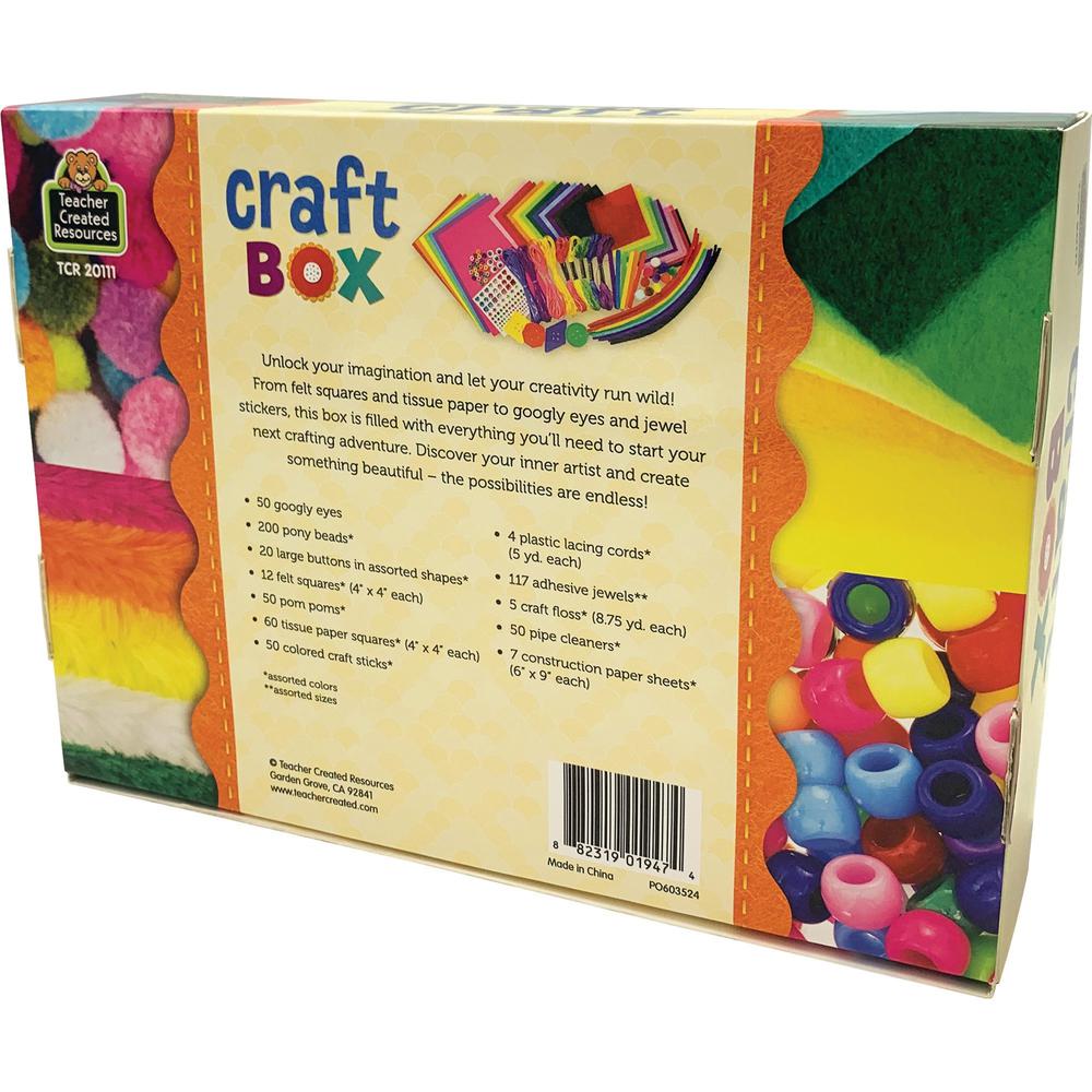 Teacher Created Resources Craft Box - Crafting, Artwork - 600 Piece(s) - 1 Each - Multi - Felt. Picture 3