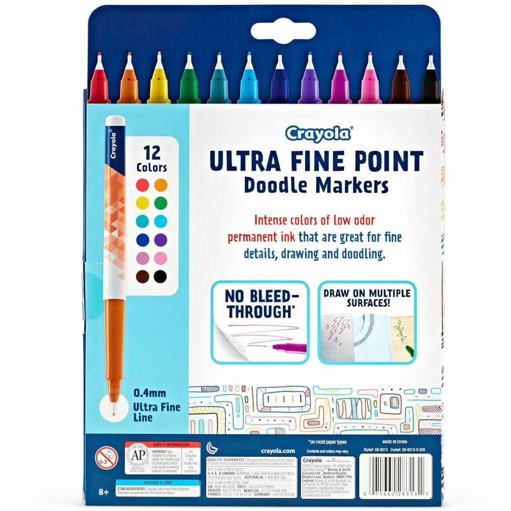 Crayola Doodle Markers - Multi - 1 Pack. Picture 3