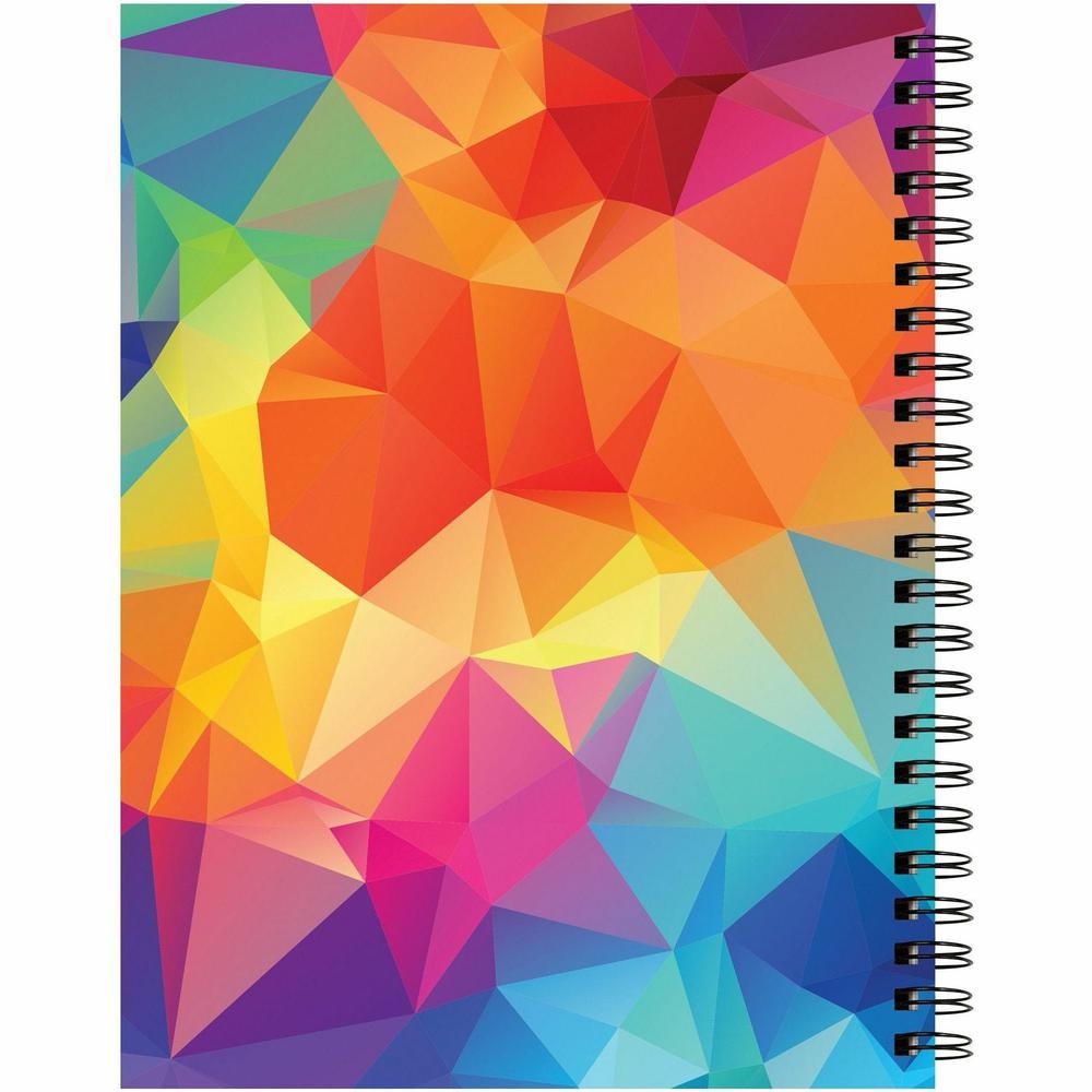Pacon Fashion Sketch Book - 75 Pages - Spiral - 120 g/m&#178; Grammage - 9" x 6" - Neon Kaleidoscope Cover - Acid-free, Perforated, Durable. Picture 5