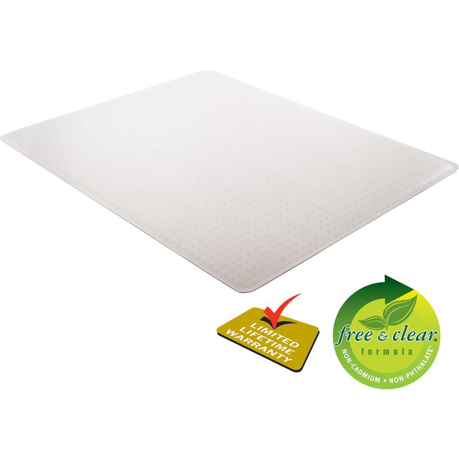 Deflecto SuperMat for Carpet - Carpeted Floor - 53" Length x 45" Width - Vinyl - Clear. Picture 13