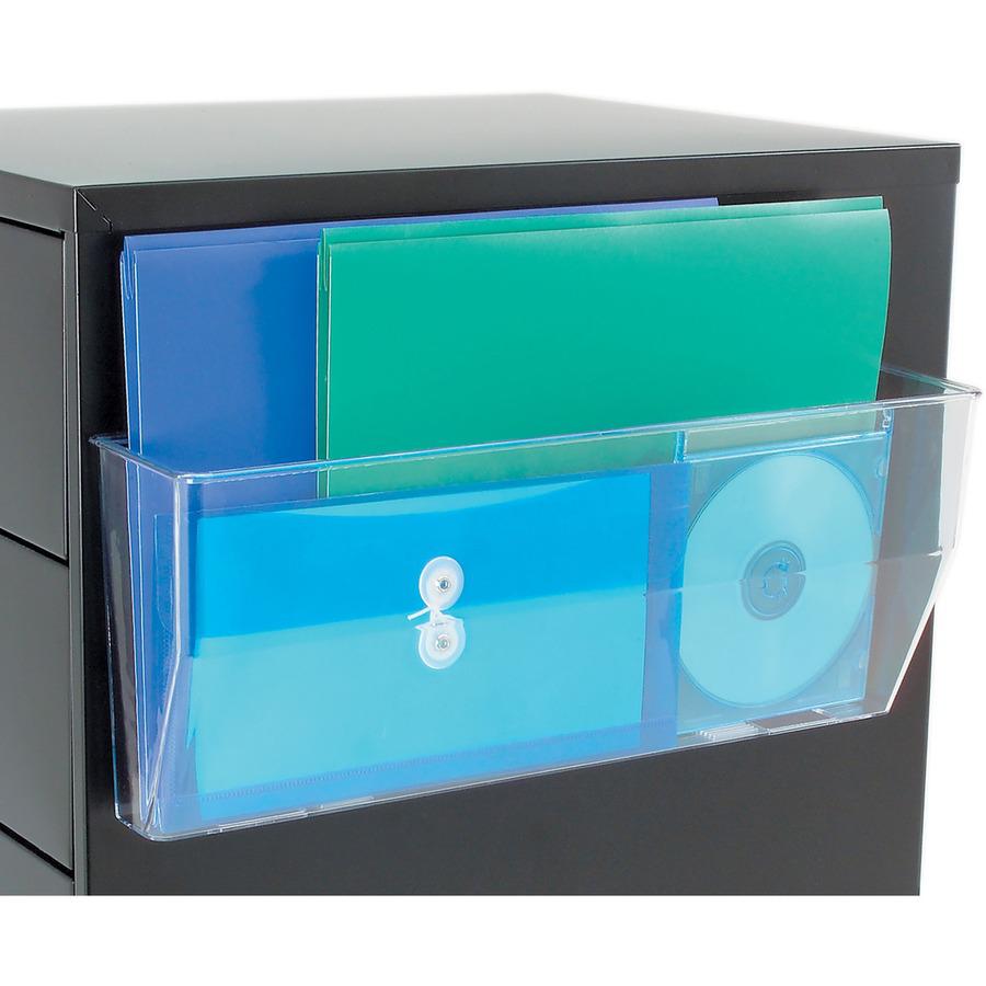 Deflecto Magnetic DocuPocket - 1 Compartment(s) - 6.4" Height x 15" Width x 3" Depth - Plastic - 1 Each. Picture 5