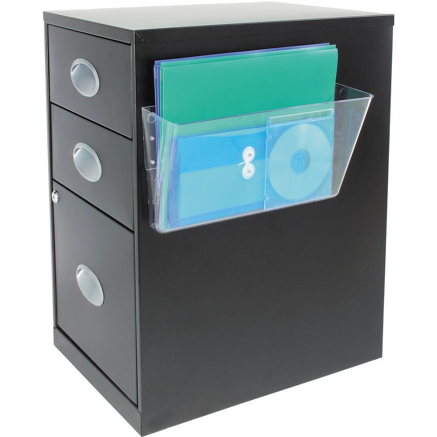Deflecto Magnetic DocuPocket - 1 Compartment(s) - 7" Height x 13" Width x 4" Depth - Clear - Plastic - 1 Each. Picture 2