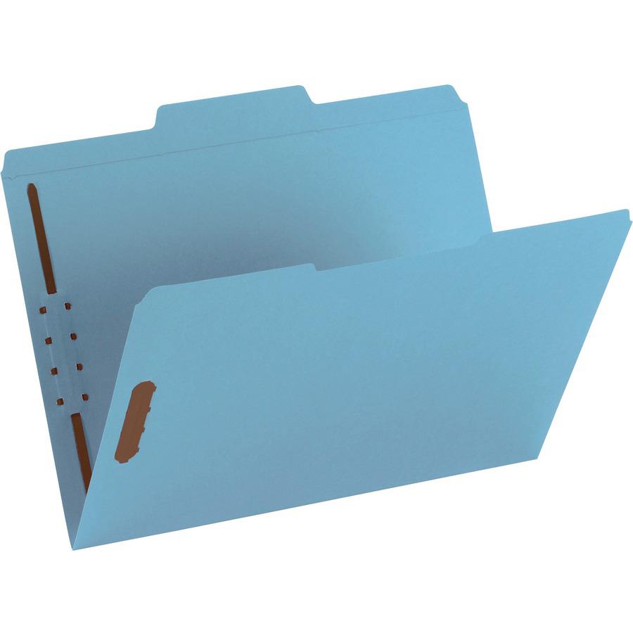 Smead Colored 1/3 Tab Cut Letter Recycled Fastener Folder - 8 1/2" x 11" - 3/4" Expansion - 2 x 2K Fastener(s) - 2" Fastener Capacity for Folder - Top Tab Location - Assorted Position Tab Position - B. Picture 8