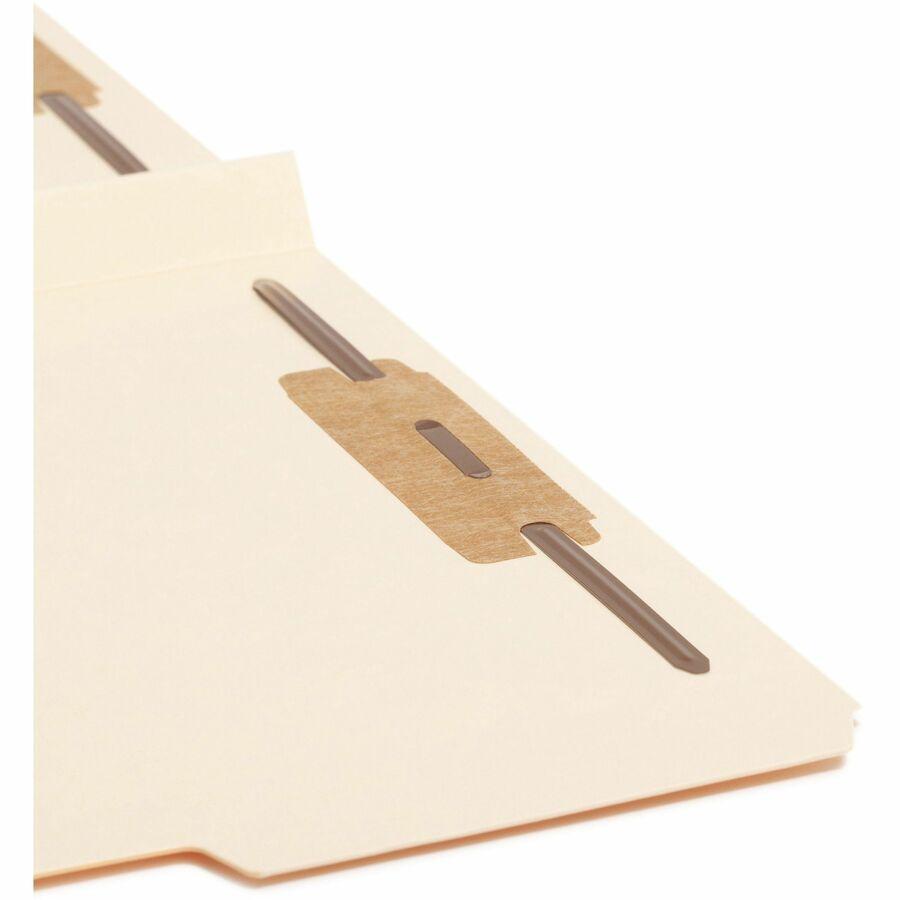 Smead 1/3 Tab Cut Letter Recycled Fastener Folder - 8 1/2" x 11" - 1 1/2" Expansion - 2 x 2B Fastener(s) - 1 1/2" Fastener Capacity for Folder - Top Tab Location - Assorted Position Tab Position - Man. Picture 8