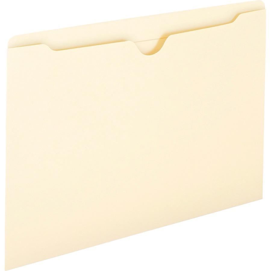 Smead Legal Recycled File Jacket - 8 1/2" x 14" - Manila - 10% Recycled - 100 / Box. Picture 6