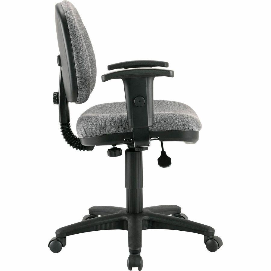 Lorell Millenia Series Pneumatic Adjustable Task Chair - Gray Seat - 1 Each. Picture 7