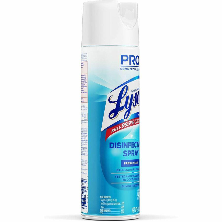 Professional Lysol Disinfectant Spray - 19 fl oz (0.6 quart) - Fresh Scent - 1 Each - Clear. Picture 5