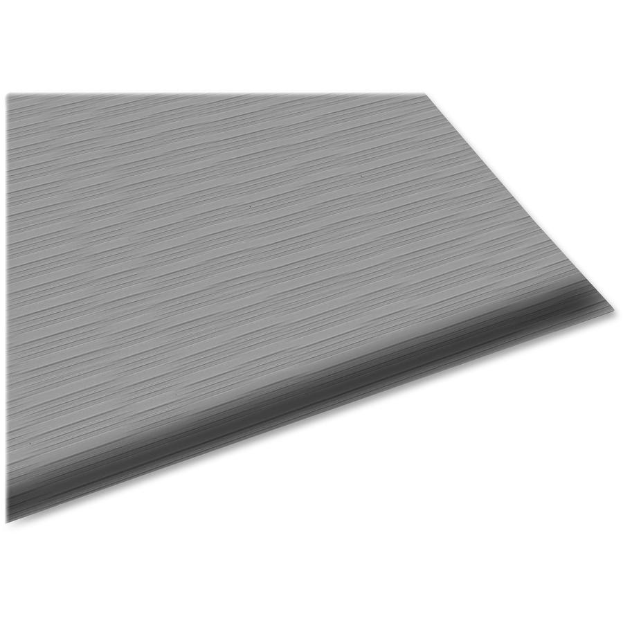 Guardian Floor Protection Air Step Anti-Fatigue Mat - Indoor - 24" Length x 36" Width x 0.370" Thickness - Polycarbonate - Black - 1Each. Picture 4