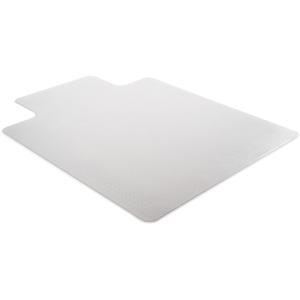Lorell Standard Lip Chairmat - 48" Length x 36" Width x 0.133" Thickness - Lip Size 10" Length x 19" Width - Vinyl - Clear - 1Each. Picture 10