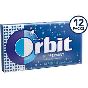 Orbit Peppermint Sugarfree Gum - 12 packs - Peppermint - Individually Wrapped - 12 / Box. Picture 3