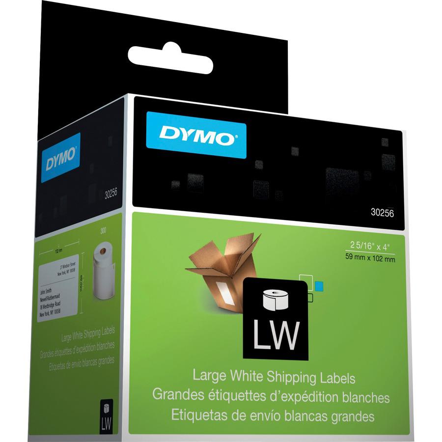 Dymo LabelWriter Large Shipping Labels - 2 5/16" x 4" Length - Rectangle - Direct Thermal - White - 300 / Roll - 1 / Roll. Picture 6