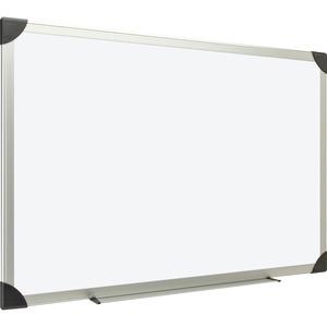 Lorell Dry-erase Board - 72" (6 ft) Width x 48" (4 ft) Height - White Styrene Surface - Aluminum Frame - Ghost Resistant, Scratch Resistant - 1 Each. Picture 5