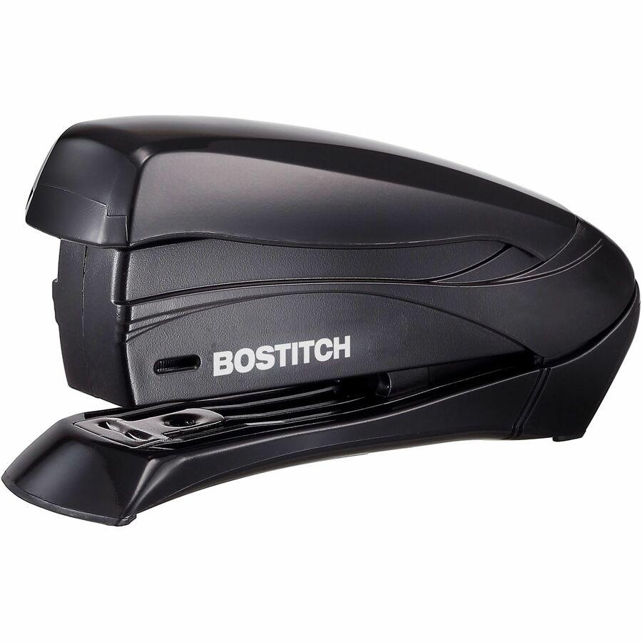 Bostitch Inspire 15 Spring-Powered Compact Stapler - 15 Sheets Capacity - 105 Staple Capacity - Half Strip - 1/4" , 26/6mm Staple Size - 1 Each - Assorted. Picture 6