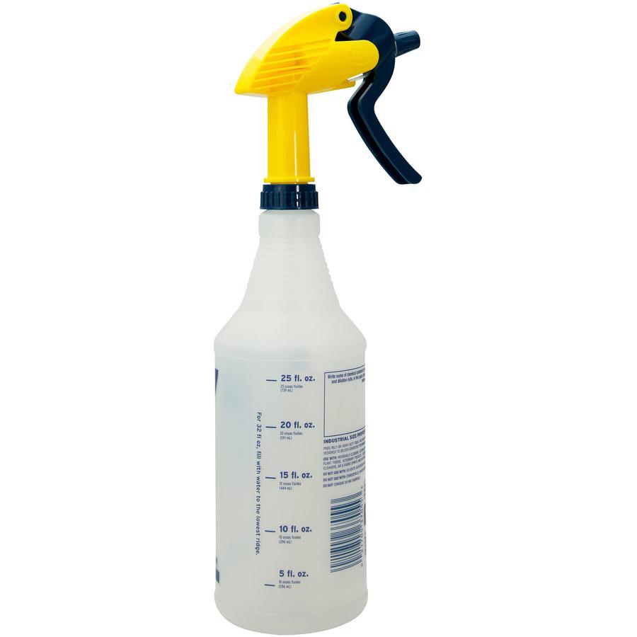 Zep Professional Spray Bottle - Adjustable Nozzle - 1 Each - Clear. Picture 4