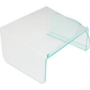 Lorell Acrylic Phone Stand - 5.5" Height x 11" Width x 10" Depth - Acrylic - Clear, Green. Picture 12