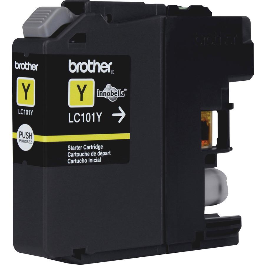 Brother Genuine Innobella LC101Y Yellow Ink Cartridge - Inkjet - Standard Yield - 300 Pages - Yellow - 1 Each. Picture 7