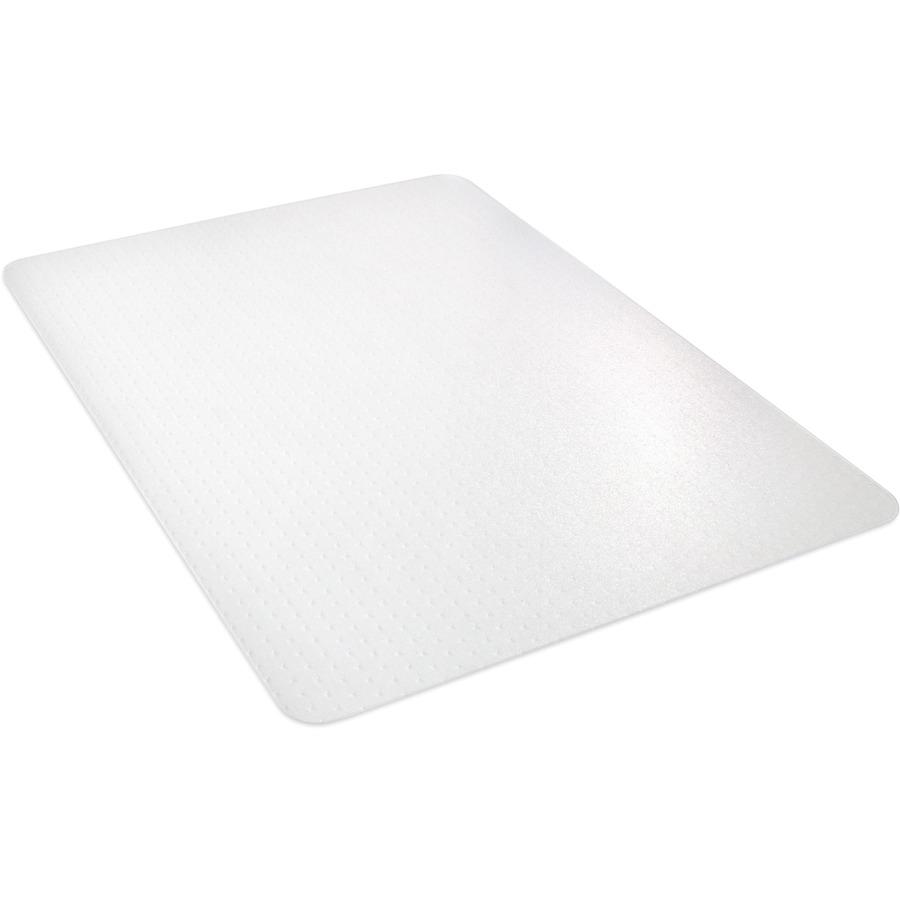 Lorell Oversized Chairmat - Hard Floor - 60" Width x 60" Depth - Square - Polycarbonate - Clear - 1Each. Picture 8
