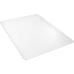 Lorell Hard Floor Rectangler Polycarbonate Chairmat - Hard Floor, Vinyl Floor, Tile Floor, Wood Floor - 48" Length x 36" Width x 0.13" Thickness - Rectangle - Polycarbonate - Clear. Picture 8