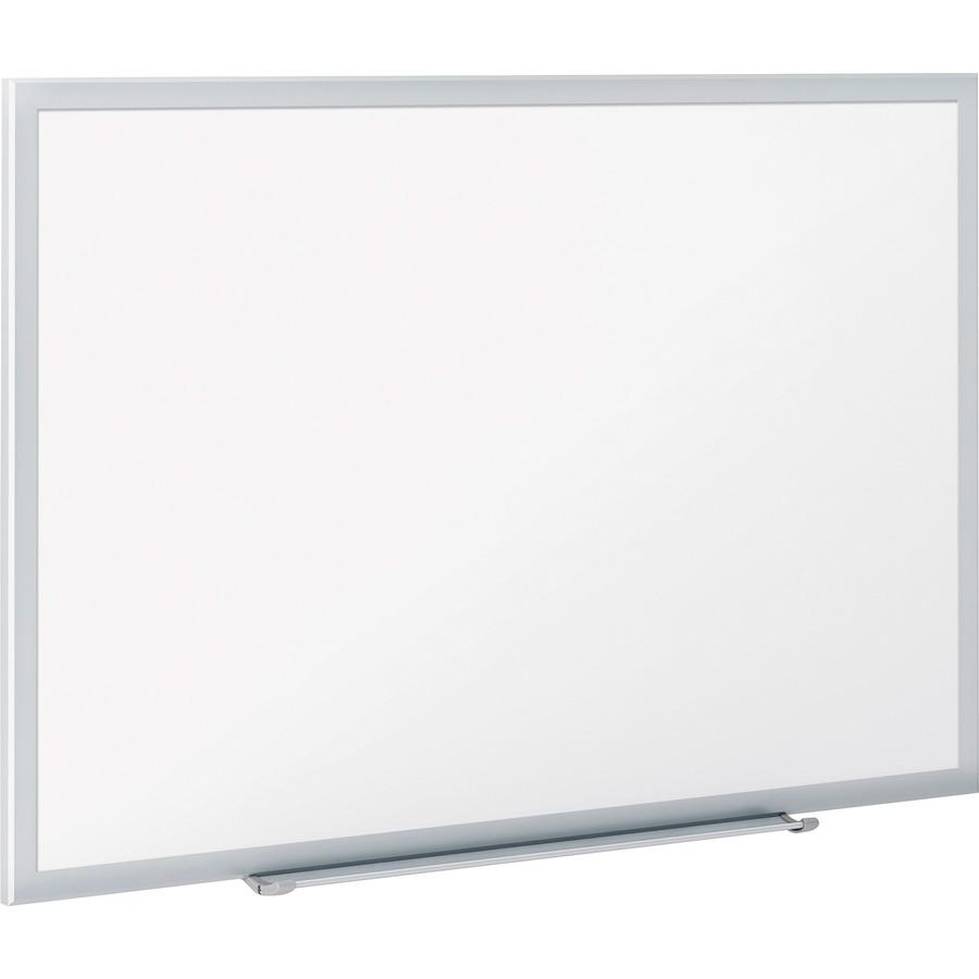 Quartet Classic Magnetic Whiteboard - 72" (6 ft) Width x 48" (4 ft) Height - White Painted Steel Surface - Silver Aluminum Frame - Horizontal/Vertical - Magnetic - 1 Each - TAA Compliant. Picture 7