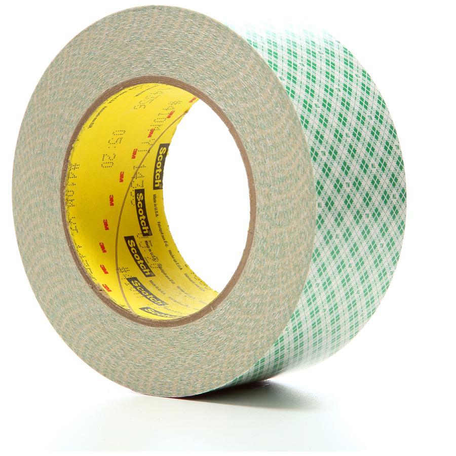 Scotch Double-Coated Paper Tape - 36 yd Length x 2" Width - 6 mil Thickness - 3" Core - Kraft - Rubber Backing - Chemical Resistant, Temperature Resistant, Moisture Resistant, UV Resistant - For Gener. Picture 7