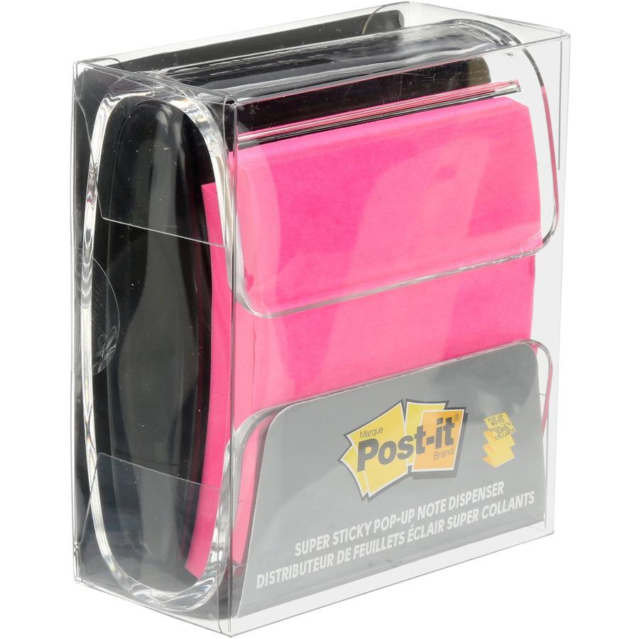 Post-it&reg; Note Dispenser - 3" x 3" Note - 100 Note Capacity - Clear, Translucent. Picture 7
