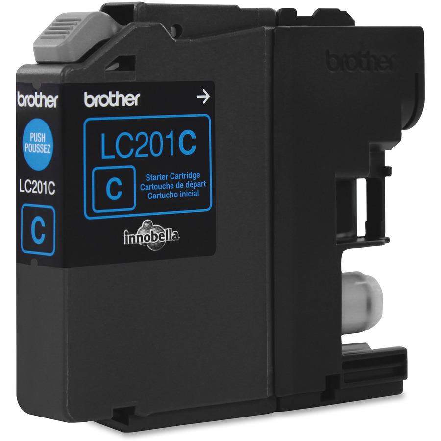 Brother Genuine Innobella LC201C Cyan Ink Cartridge - Inkjet - Standard Yield - 260 Pages - Cyan - 1 Each. Picture 4